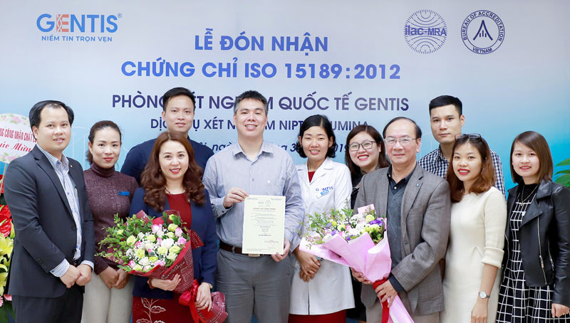 lế đón chứng chỉ ISO 15189:2012 